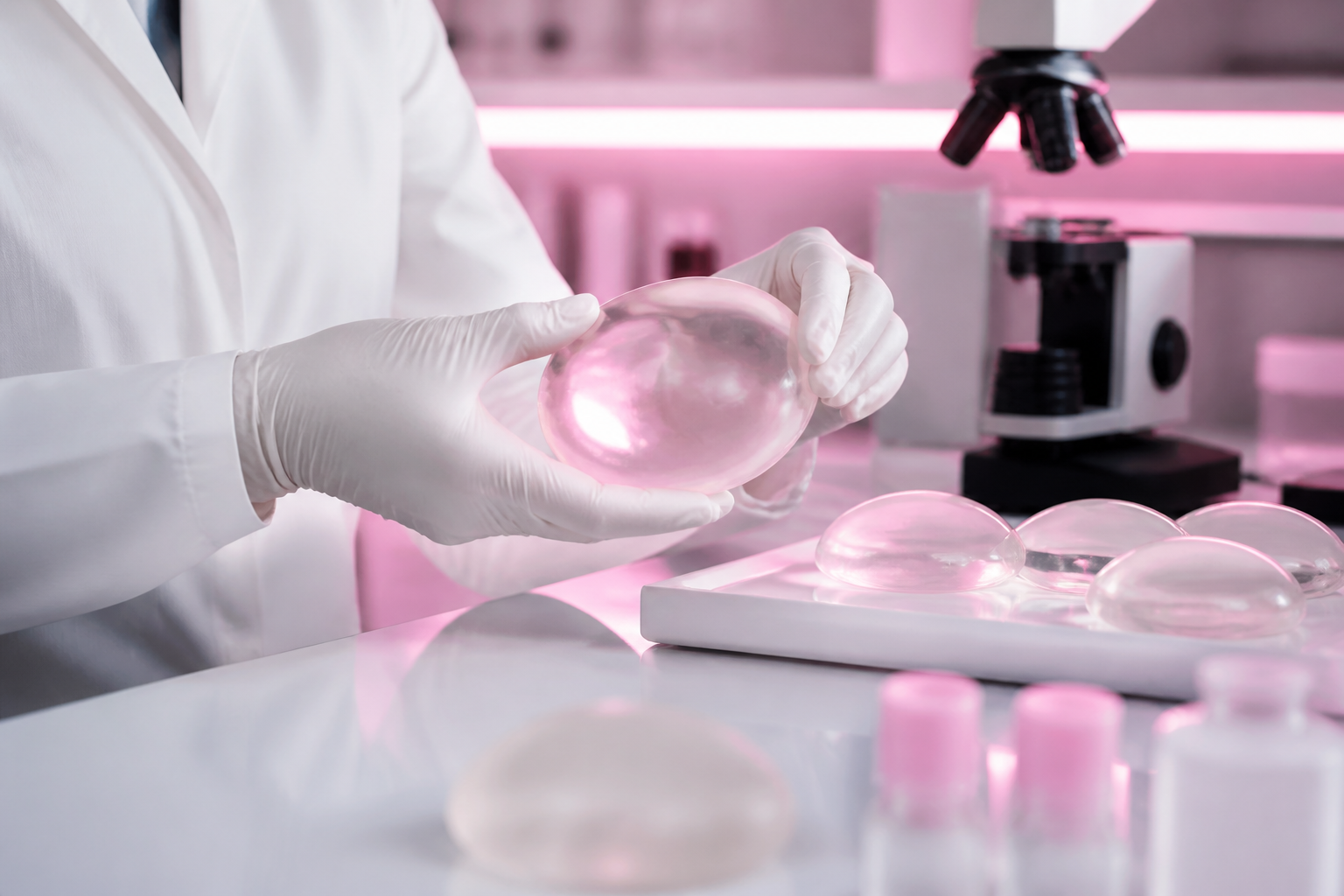 Quality inspection of a silicone product