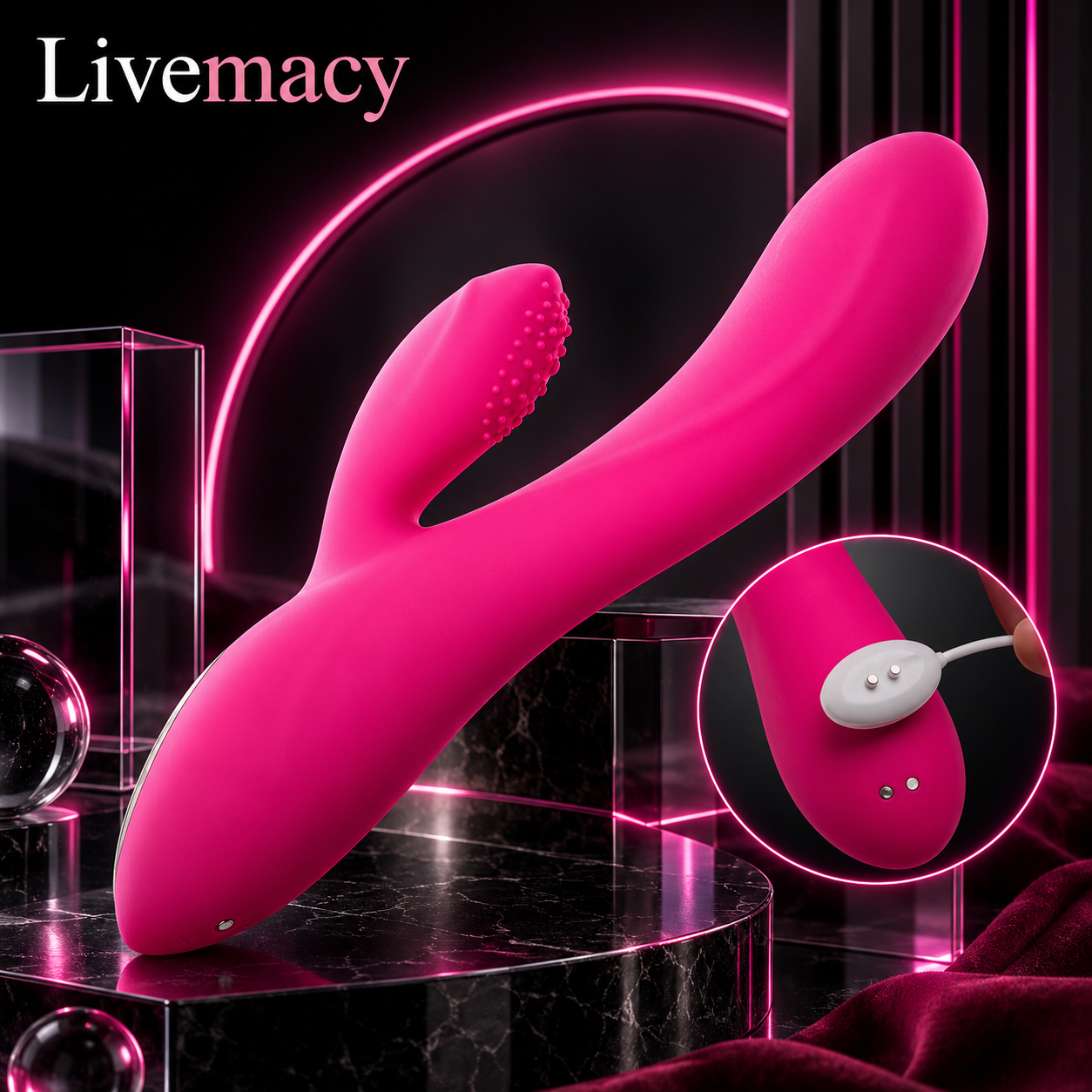 10 Frequency Luxury Rabbit Vibrator Usb Rechargeable