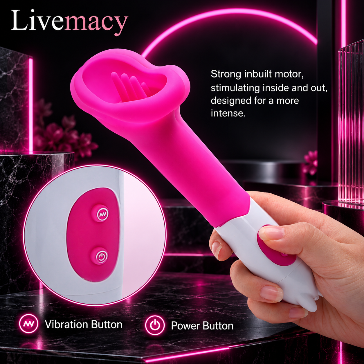 12 Speed Clitoris Stimulation Vibrator And Nipple Sucker For Women