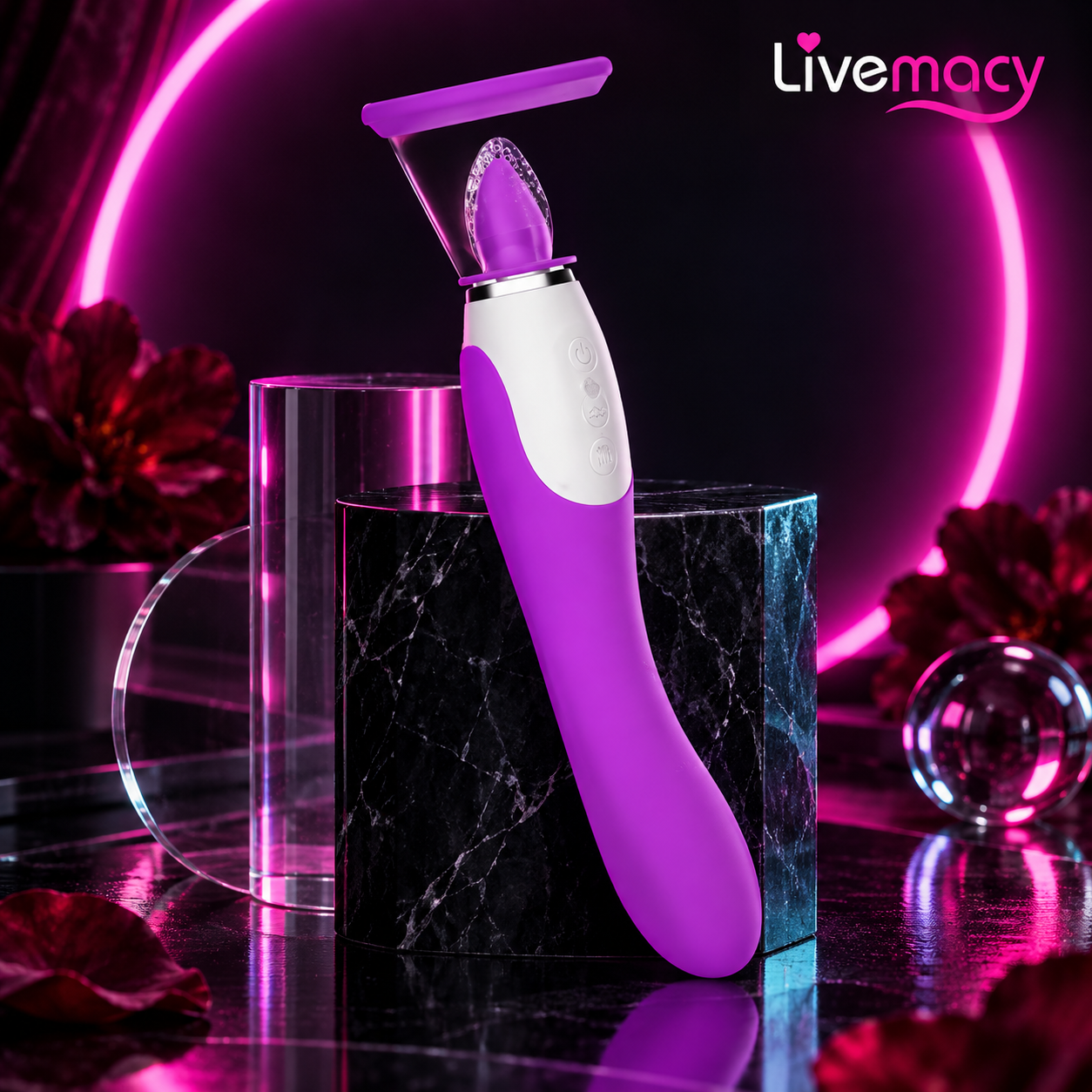 3 In 1 Clitoris Licker Pussy Pump Sucker Gspot Vibrator