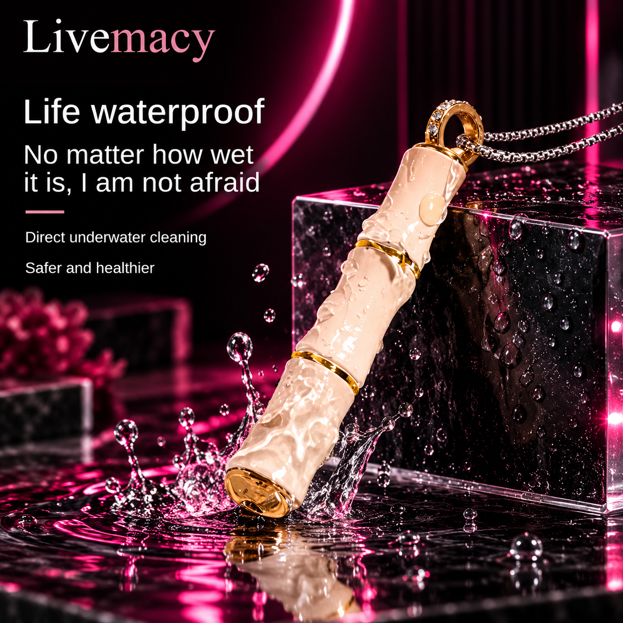 Bamboo Pendant Massager By Svakom