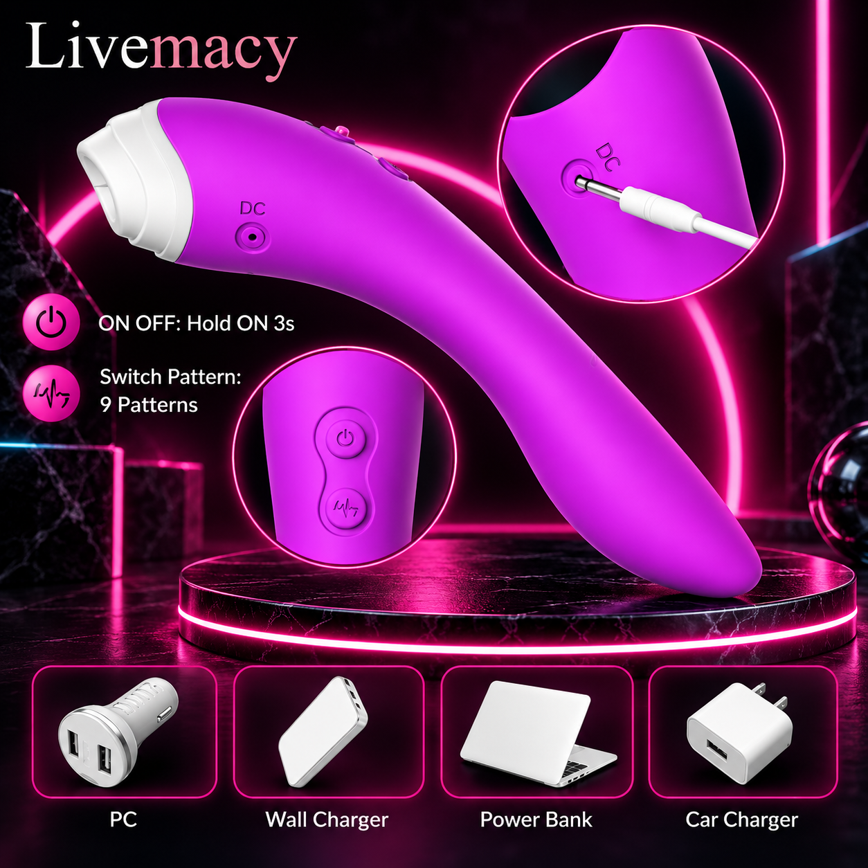 Blossom Licker Vibrating Wand