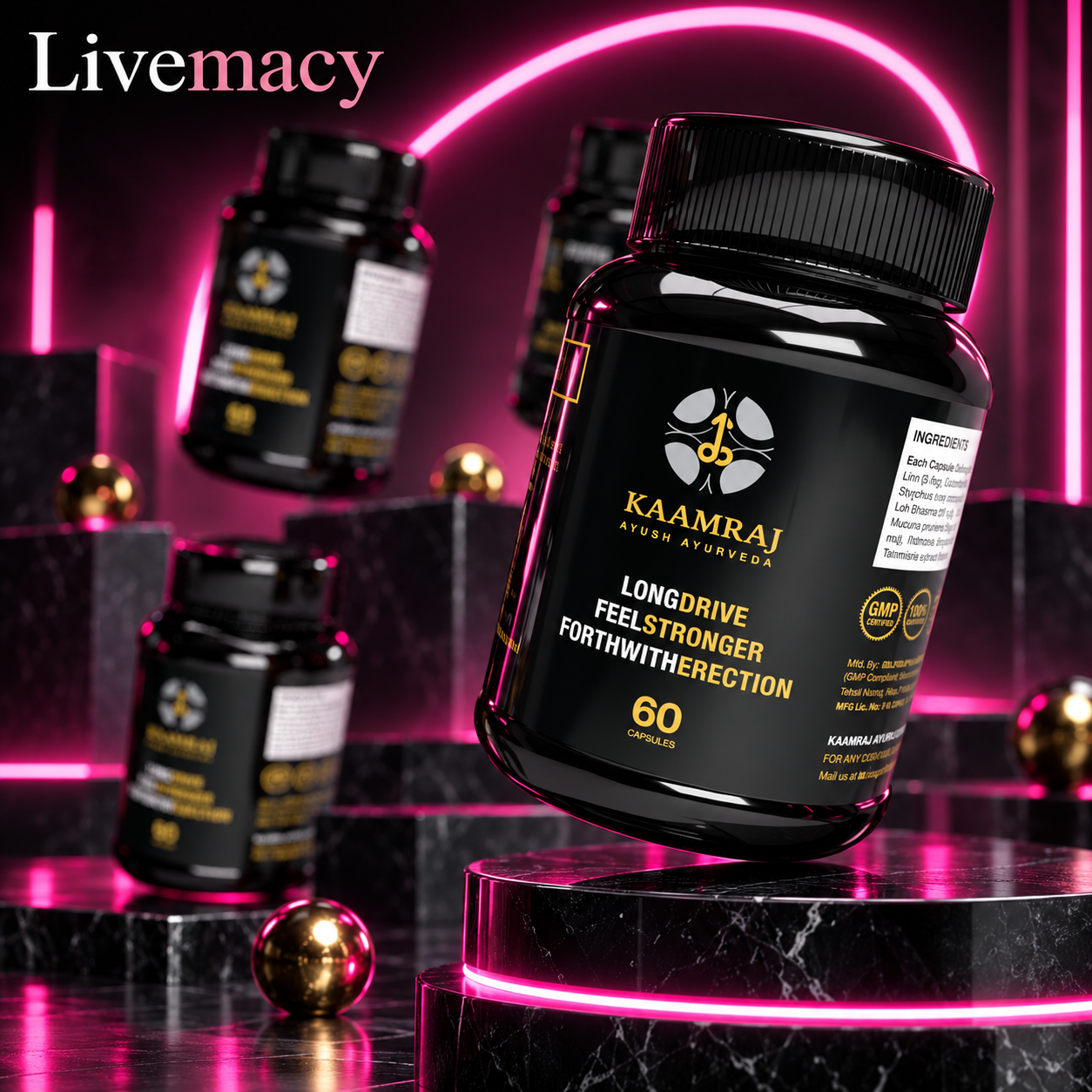 Kaamraj Sex Power Capsules Pack Of 60