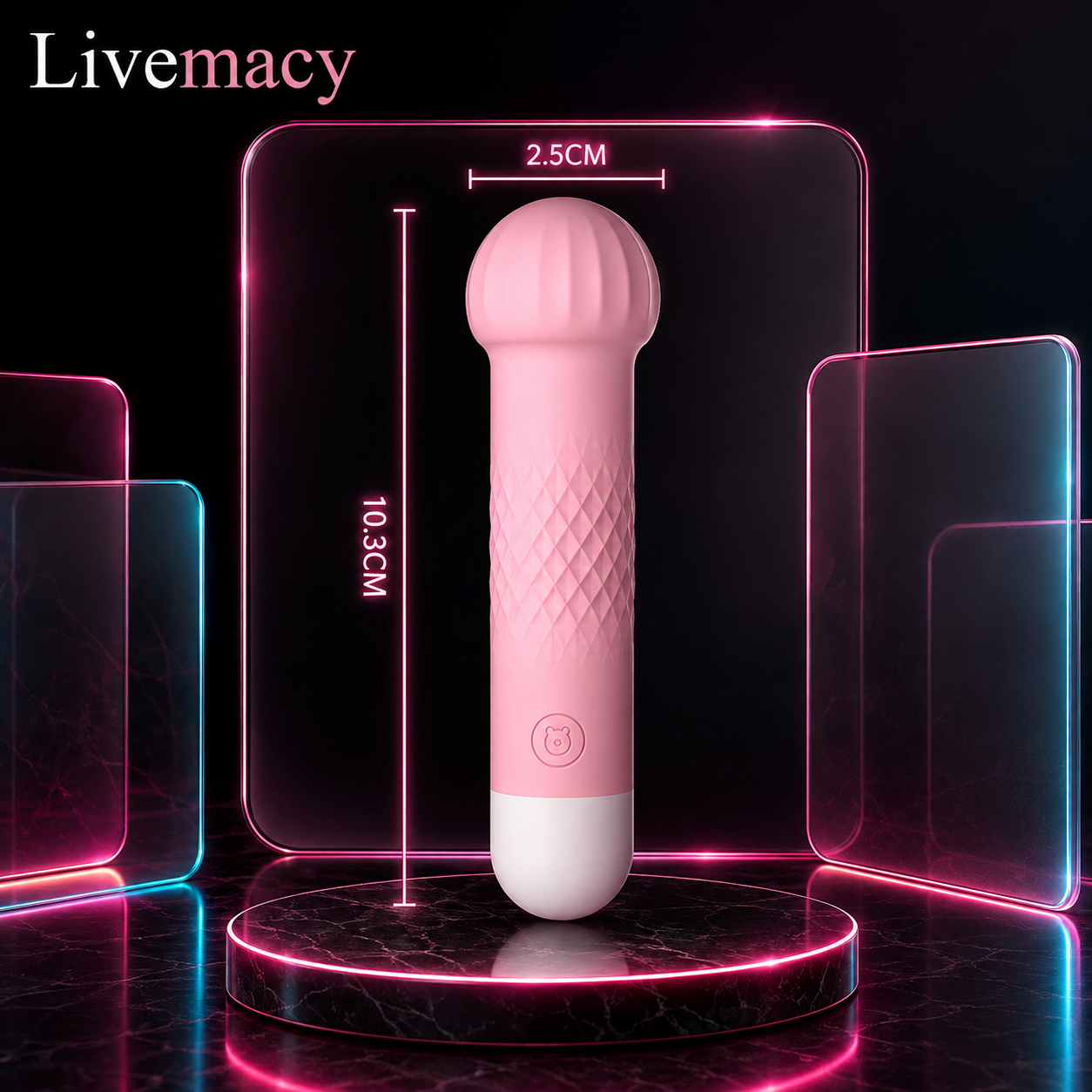 Mini Mushroom Usb Charging Vibrator