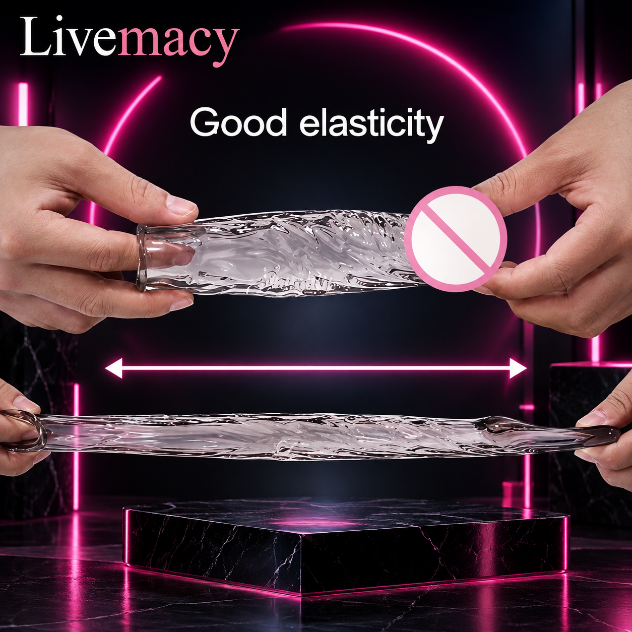 Reusable Crystal Condom To Increase Girth
