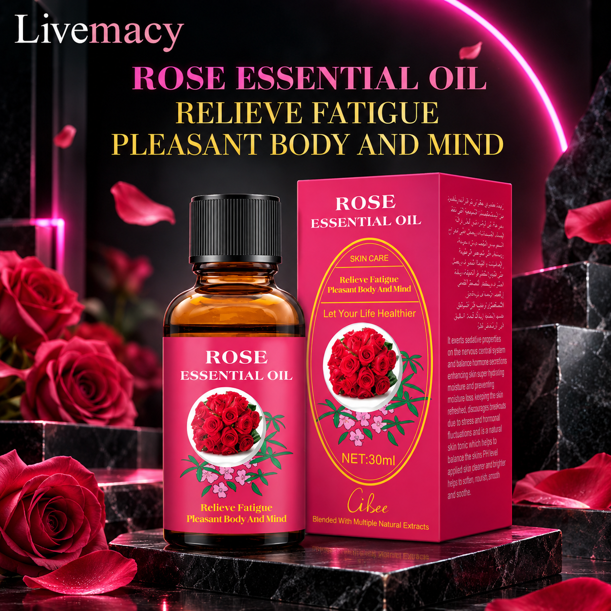 Rose Essential Sex Massage Oil