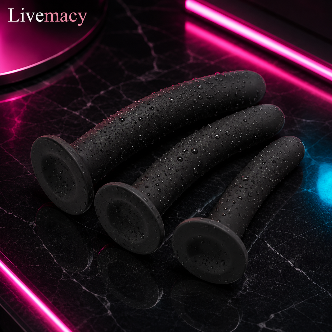 Set Of 3 Anal Dildos
