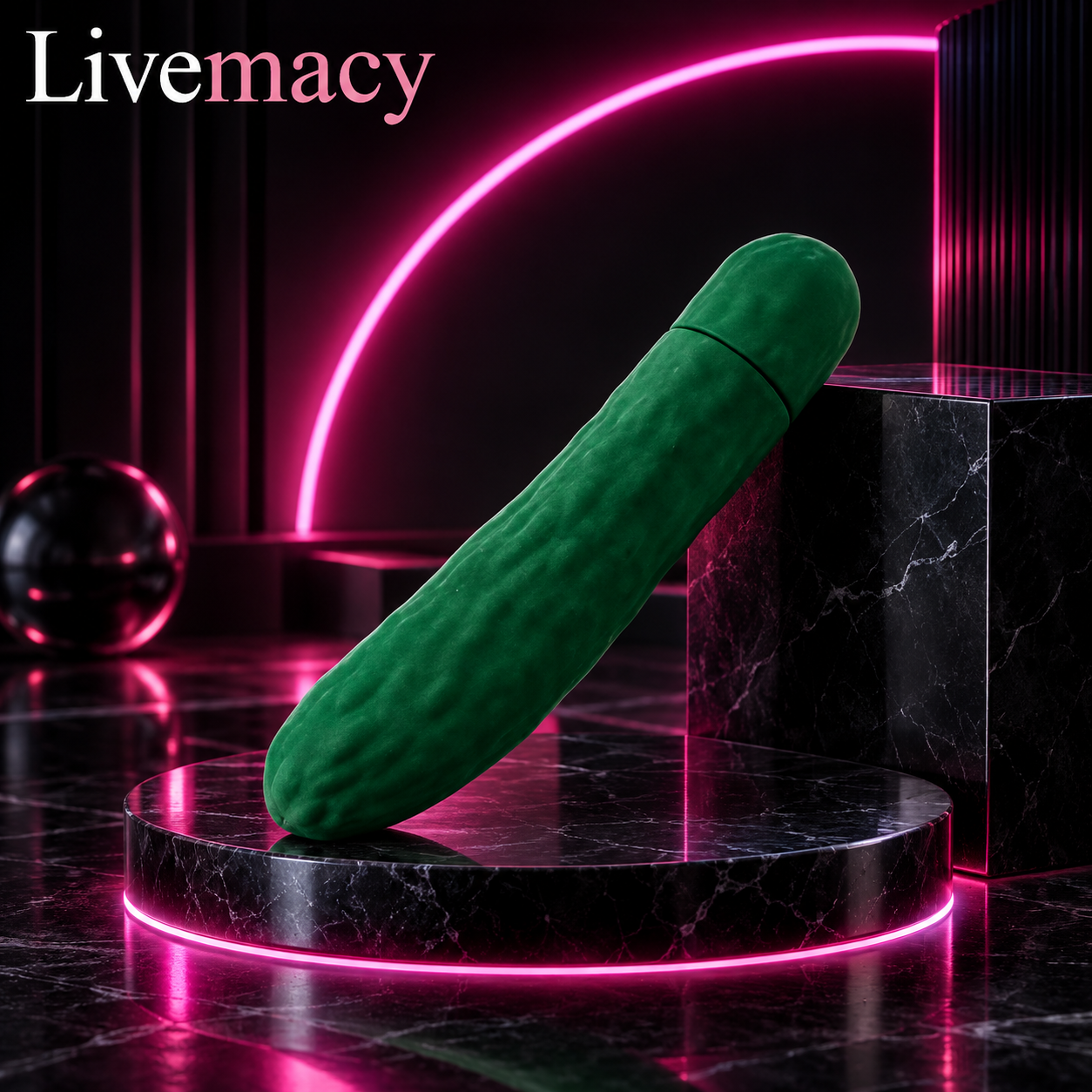 Silicon Made Cucumber Shaped Discreet Vibrator